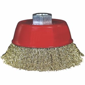 Wire Cup Brush Crimped 100mmxm14 Blister